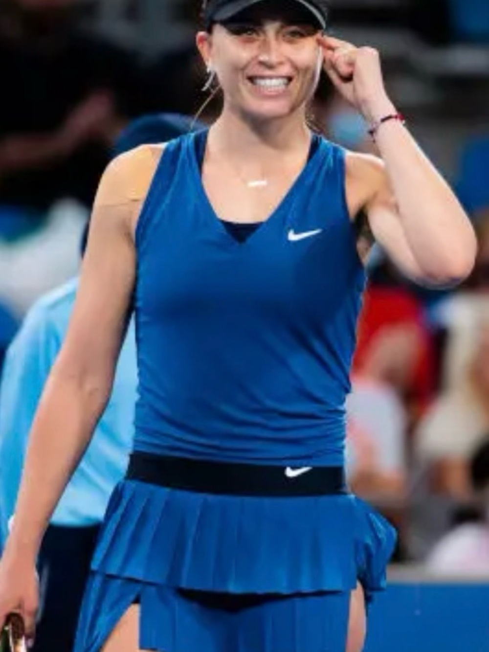 Nike Blue Tennis Skirt or Skort with Signature Swoosh Sz S - Picture 2 of 9